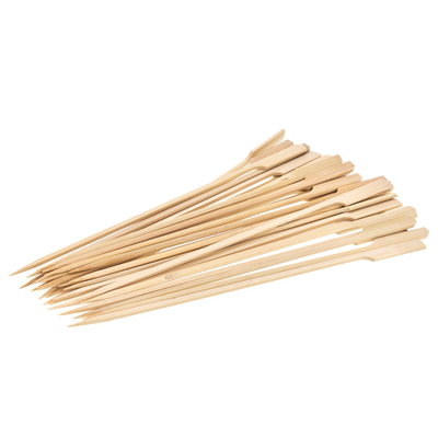 Grillsticks aus Bambus - mit breitem Griff - 30 Stück