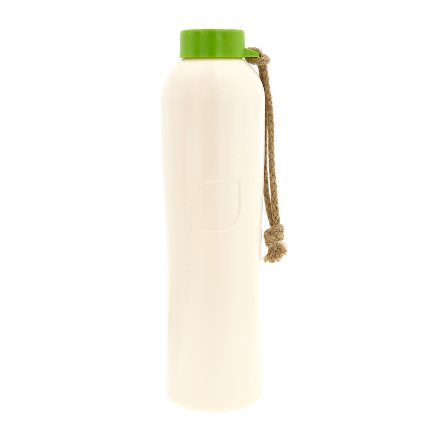 Nachhaltige Trinkflasche aus Zuckerroh - PureFeel - Lime & Pink