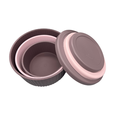 3er Set plastikfreie Dosen mit Deckeln
