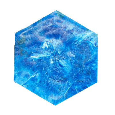 Recycelte Untersetzer (sechseckig)