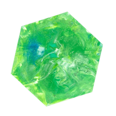 Recycelte Untersetzer (sechseckig)