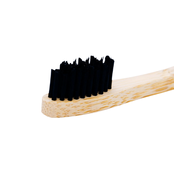 Hier sieht man in Nahaufnahme die schwarze Borsten
