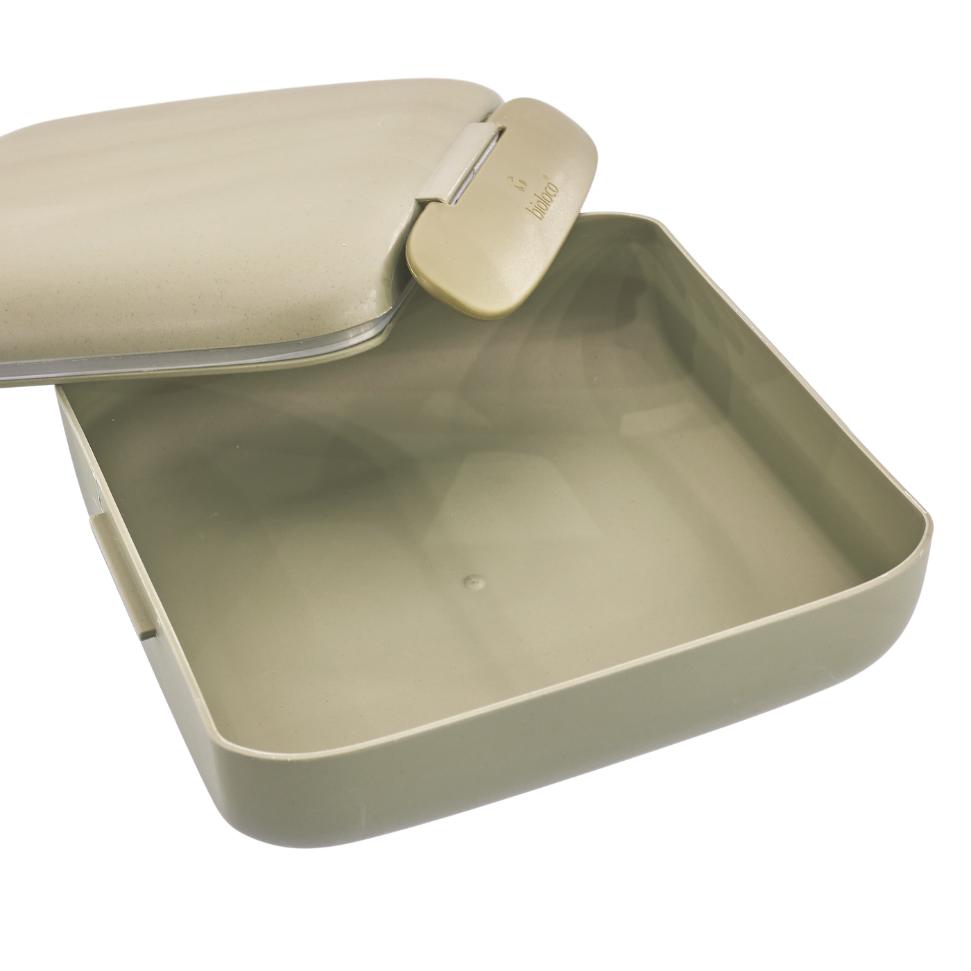 Nachhaltige Lunchbox/Brotdose Plastikfrei - Square - Olive - Berry