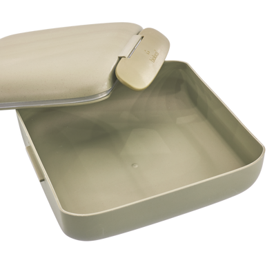 Nachhaltige Lunchbox/Brotdose Plastikfrei - Square - Olive - Berry