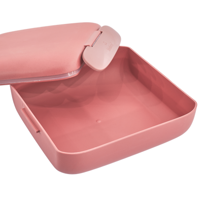 Nachhaltige Lunchbox Plastikfrei - Square - Olive - Berry