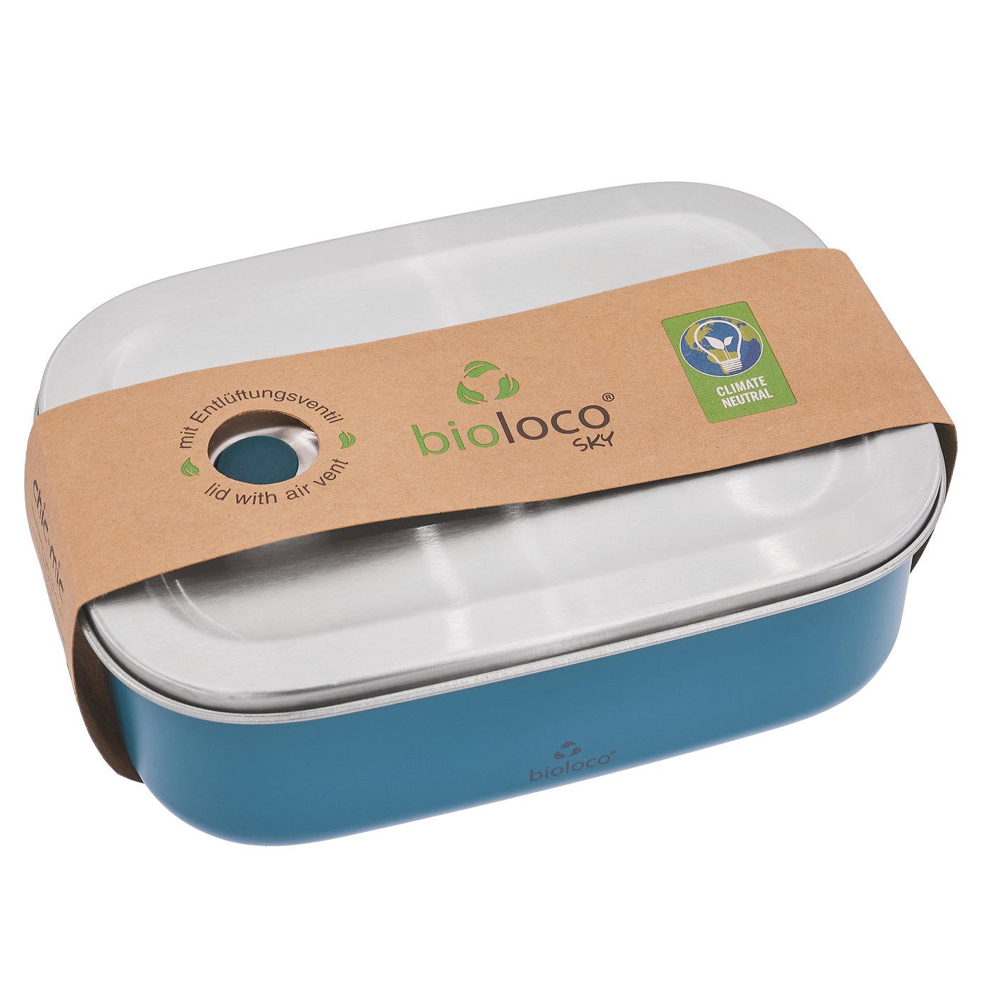 Lunchbox/Brotdose Bioloco nachhaltig - 2 Farben