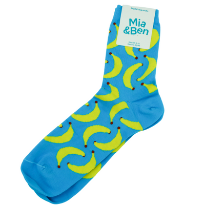 Bio Erwachsenen- & Kids-Socken - Bananen-Design