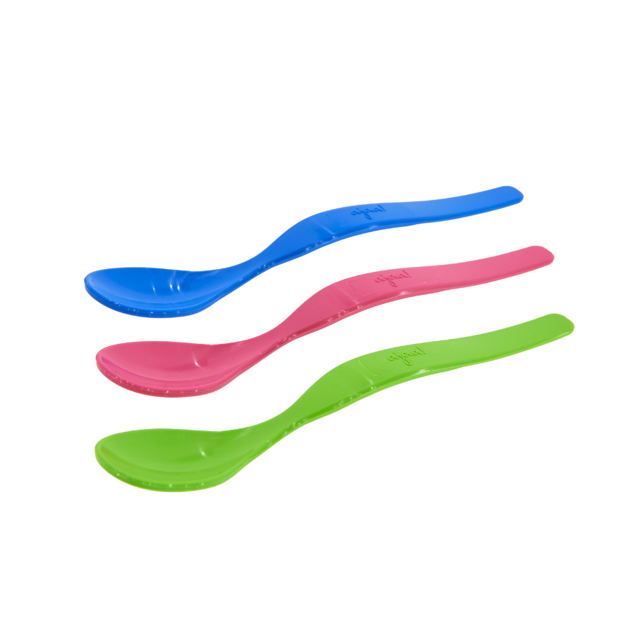 Nachhaltiges Besteck für Baby´s aus Zuckerrohr und Mineralien - 3er-Set