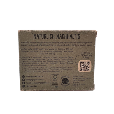 Nachhaltige Rasierseife