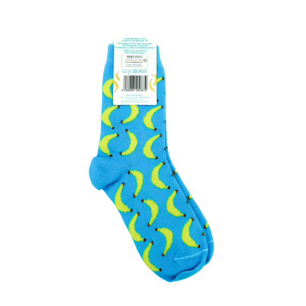 Bio Erwachsenen- & Kids-Socken - Bananen-Design