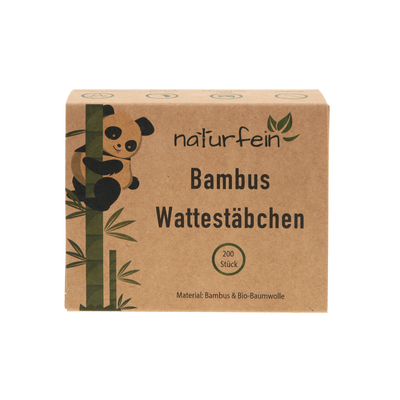 Wattestäbchen - aus Bambus & Bio-Baumwolle
