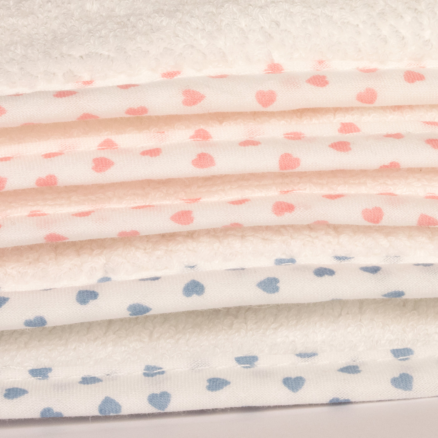 Baby Towel | Pink Hearts | Kushel