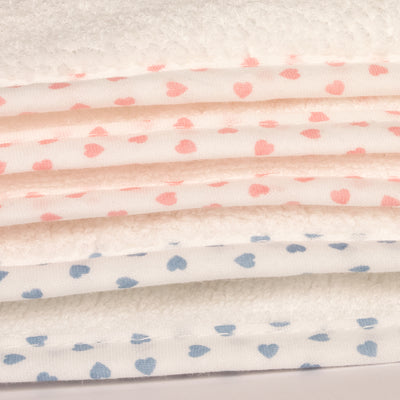 Baby Towel | Pink Hearts | Kushel