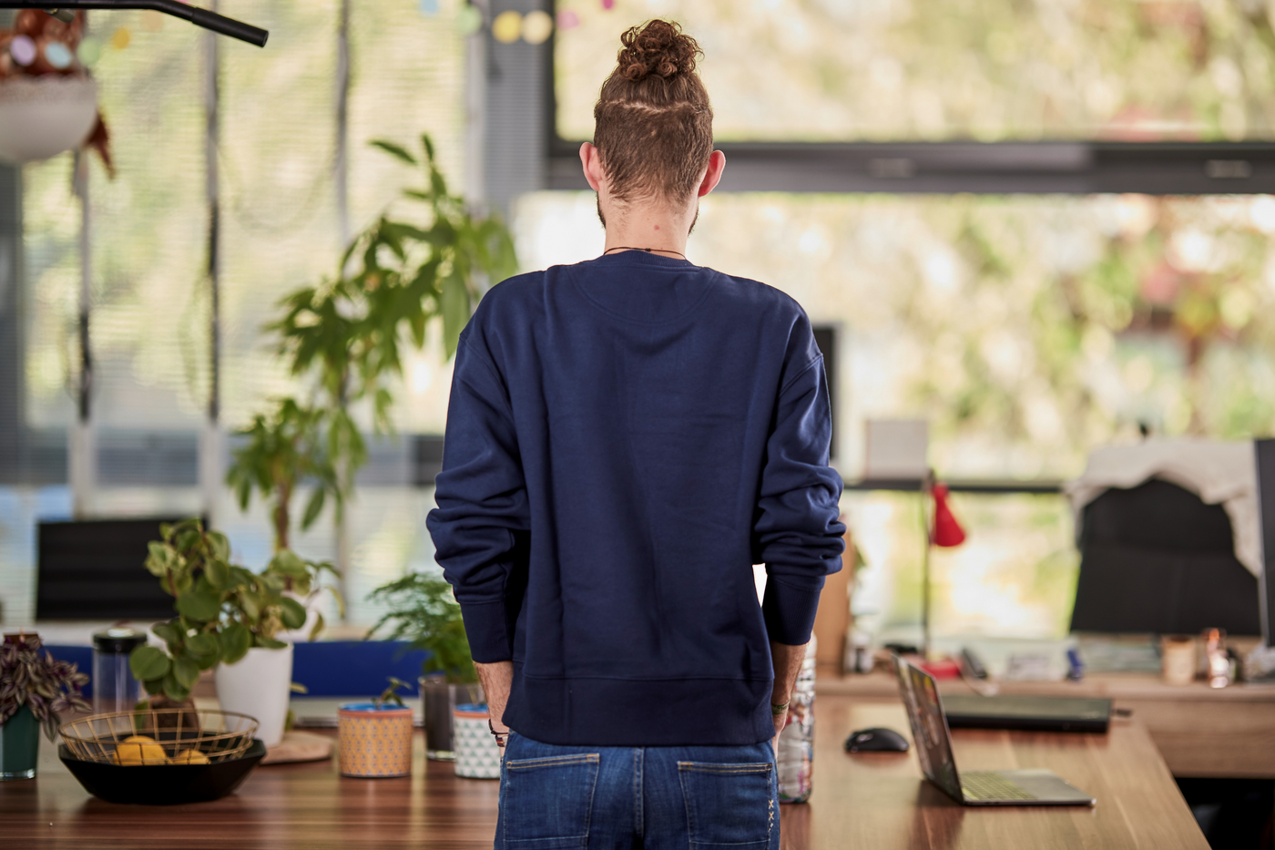 Sweater SUNSET - French Navy - UNISEX - Project Wings