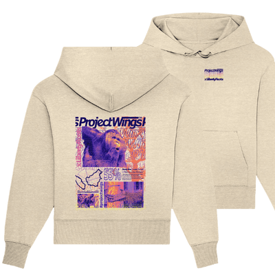 Oversize Hoodie - Project Wings & Liberty Roots mit Orang Utan Druck