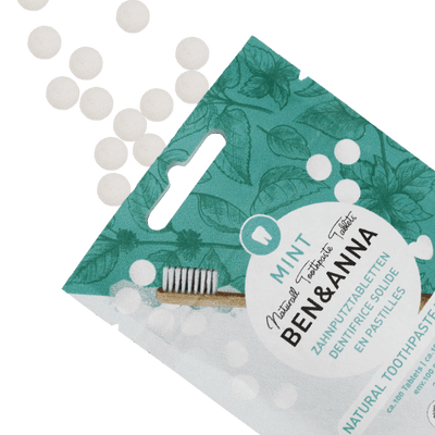 Natural Zahntabletten - Mint ohne Fluorid